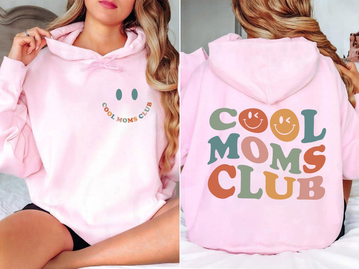 Cool Moms Club Shirt - Cooles Mama Sweatshirt, Geschenk für Mama