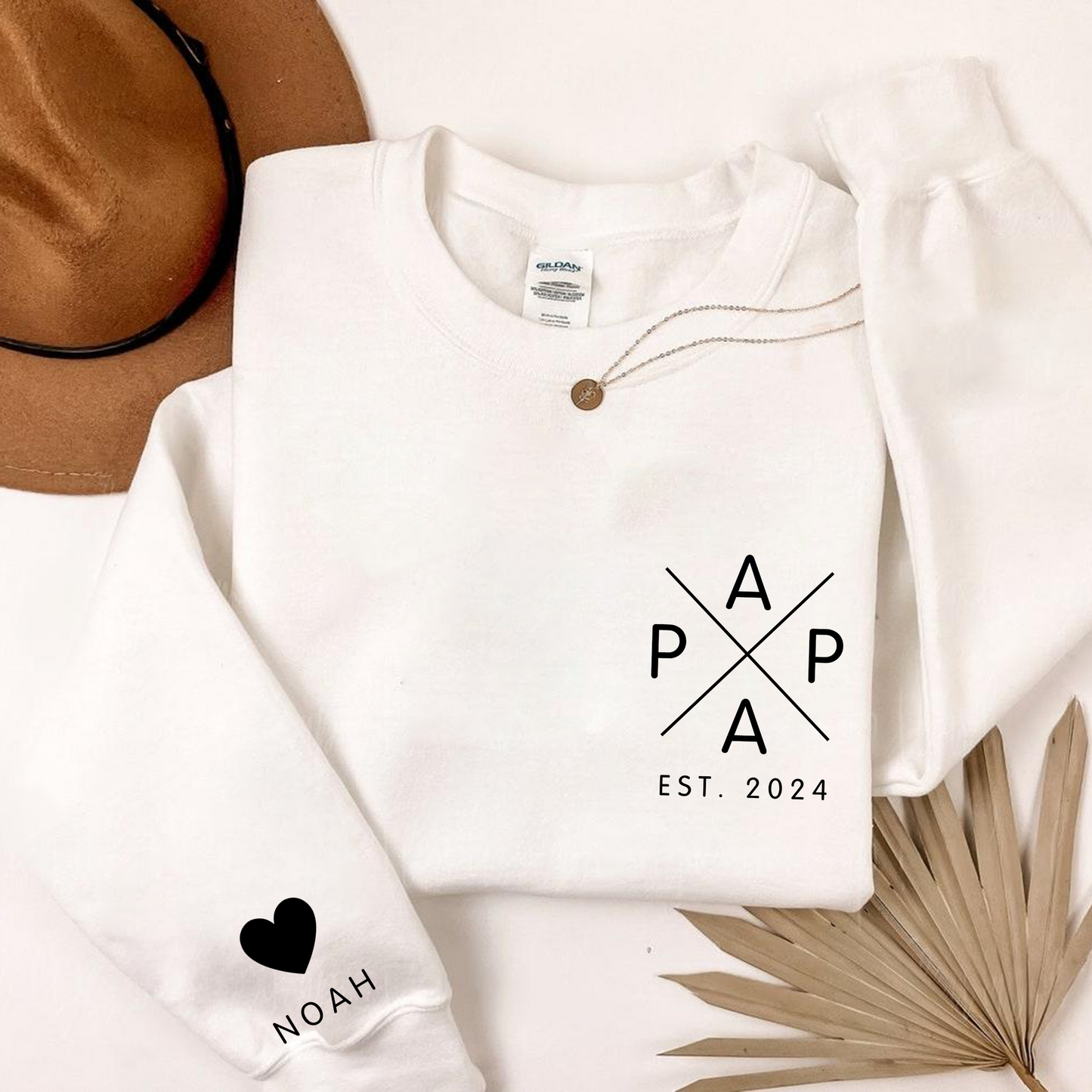 Persönliche Meilensteine & Namen Highlight Shirt - Für Papa