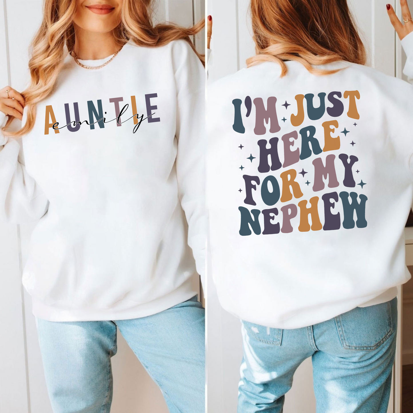 Persönliches Tantenlob-Shirt - Feiern Sie sie mit einem individuellen Namen