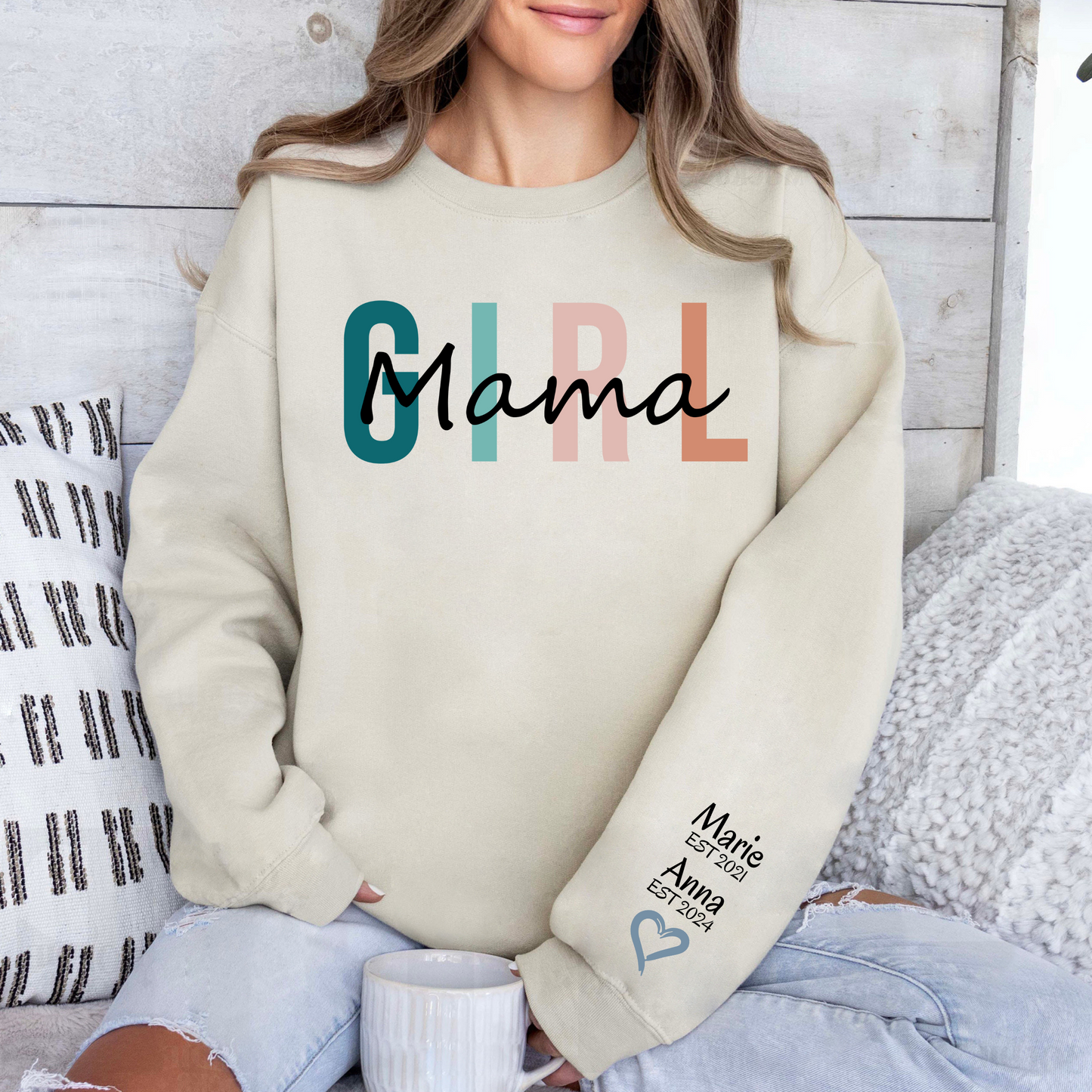 Mama & Töchter Lebensfreude, Persönliches Jubiläumsshirt