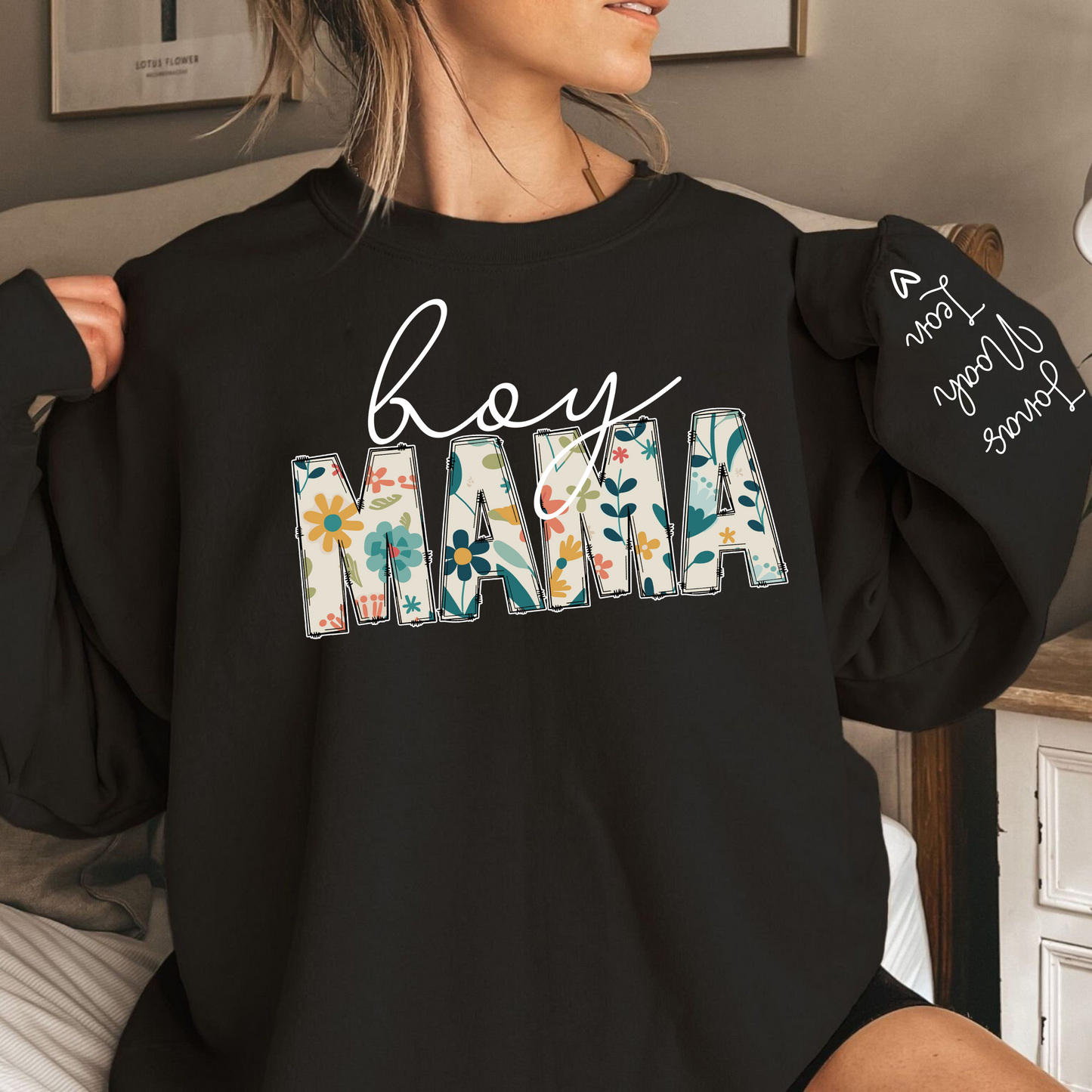 Hero's Mom - Personalized Boy Mama Shirt