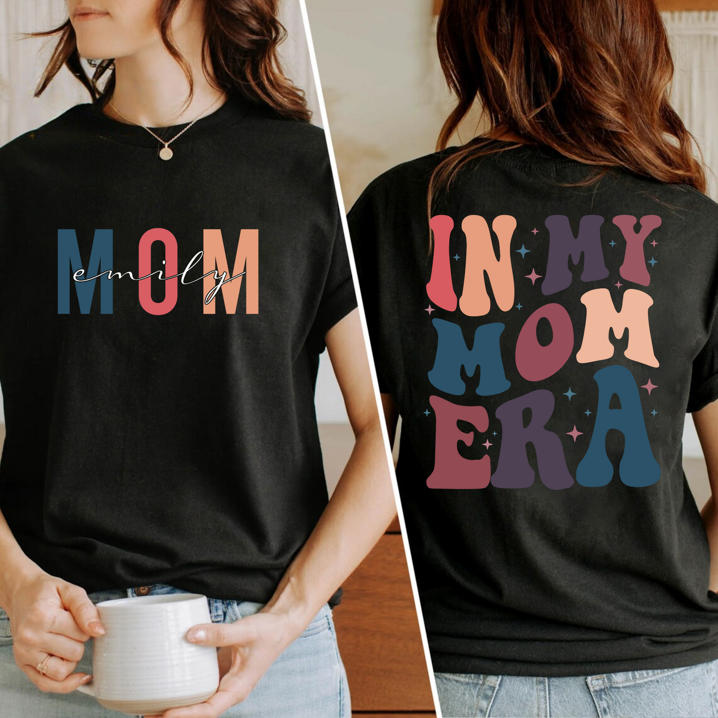 Mom-Ära Persönlichkeitsshirt - Mit Liebe Gestaltet
