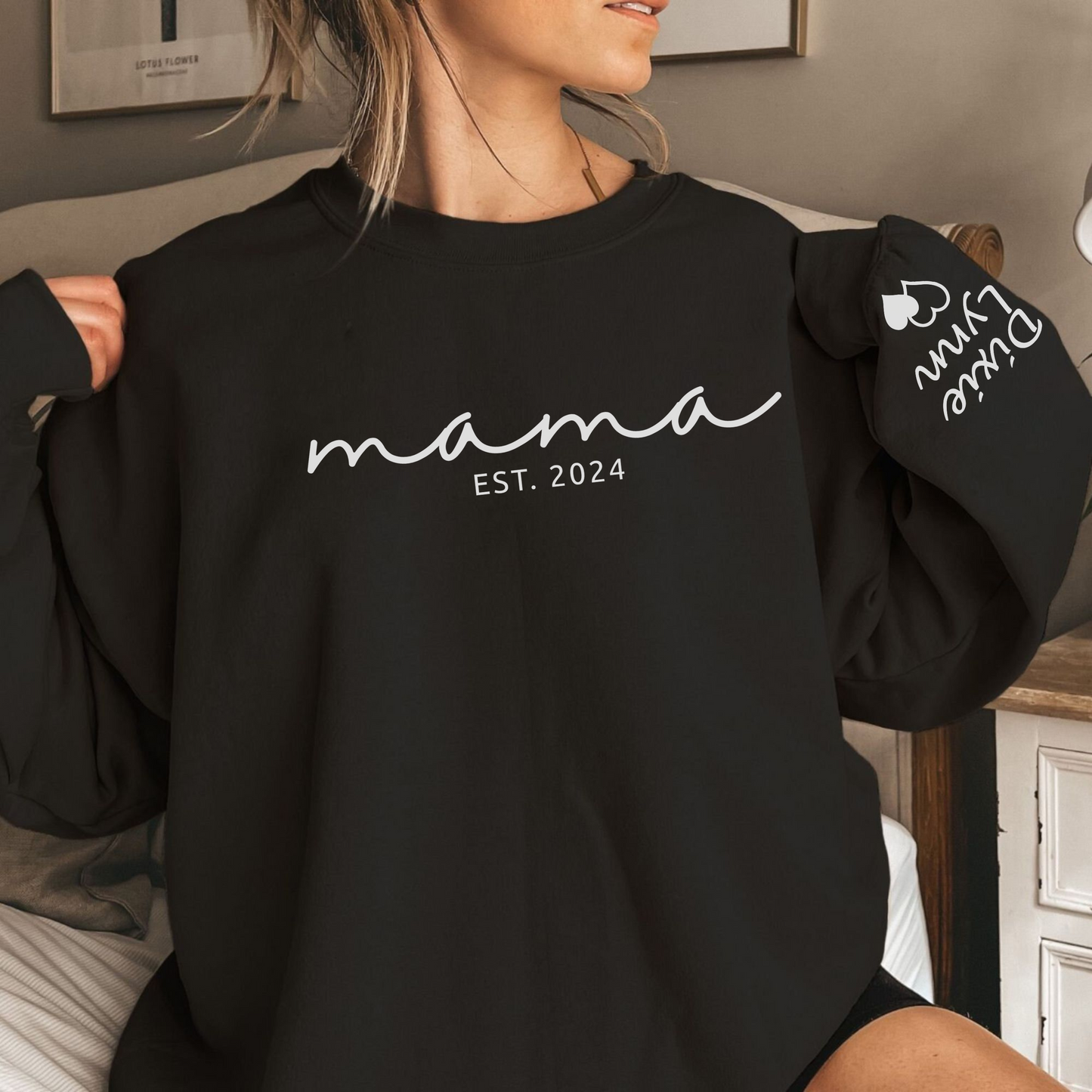 Personalized Mama Love - Custom Name & Year Shirt