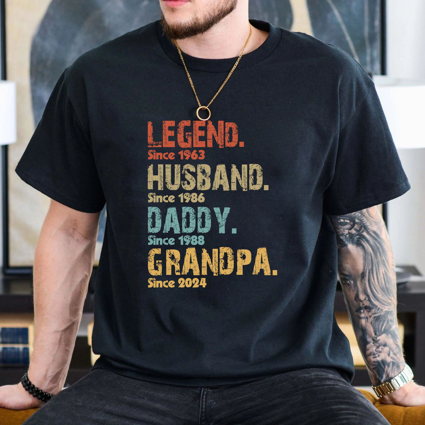 Legendär Seit - Personalisierte Ehre für Vater und Großvater