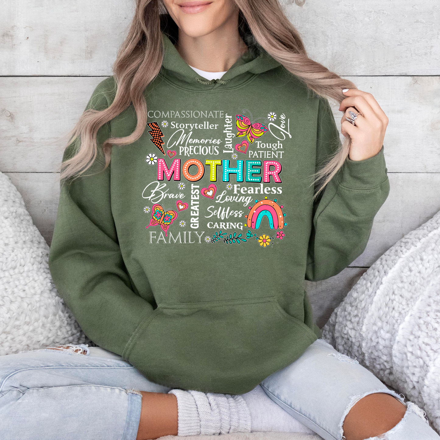 Gesegnete Mama Retro Design - Hommage an die Mutterschaft
