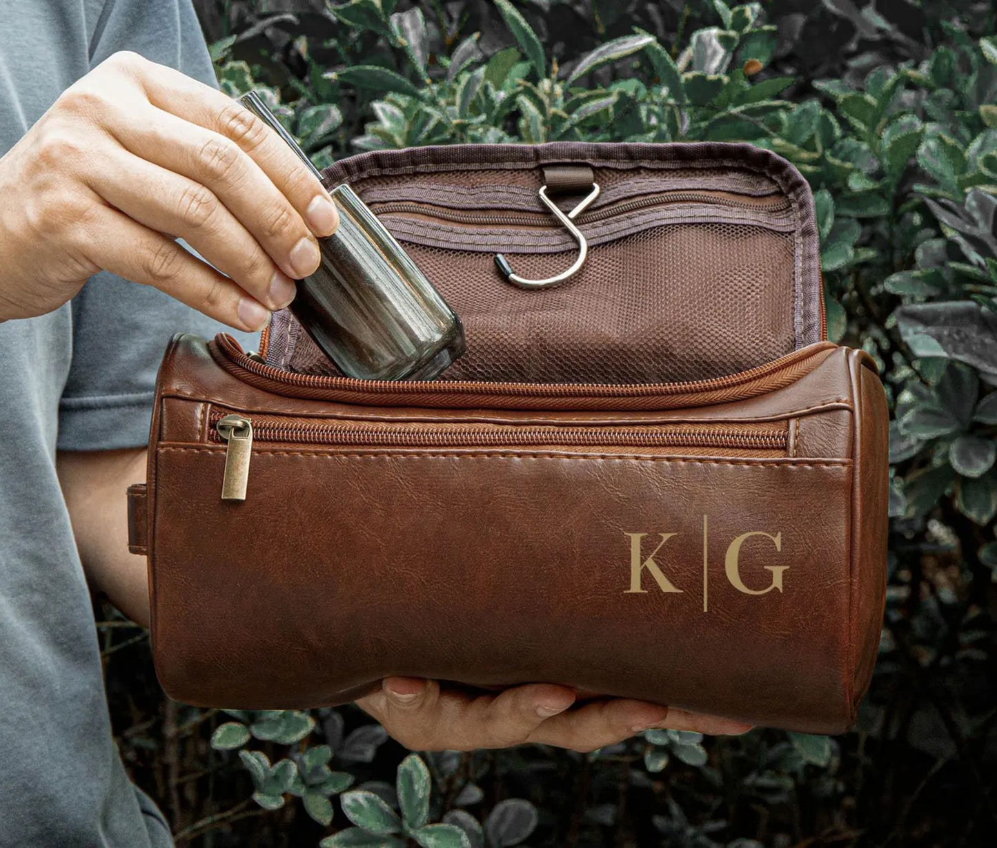 Personalisierte Kulturtasche für Herren, Jahrestagsgeschenk für ihn
