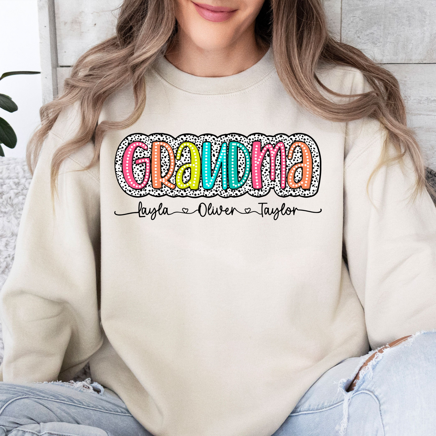 Oma Dalmatiner Design - Mit Liebe personalisiertes Geschenk
