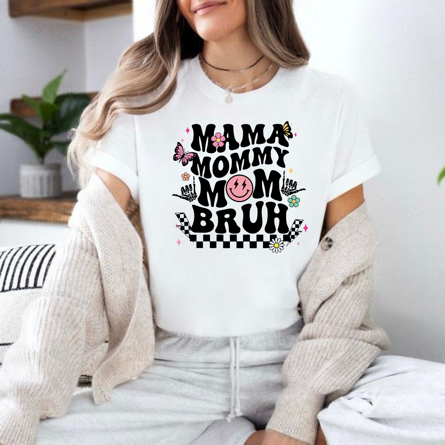MAMA mommy mom BRUH Shirt, Bruh Shirt, Mom Bruh Tee, Funny Mom Tee