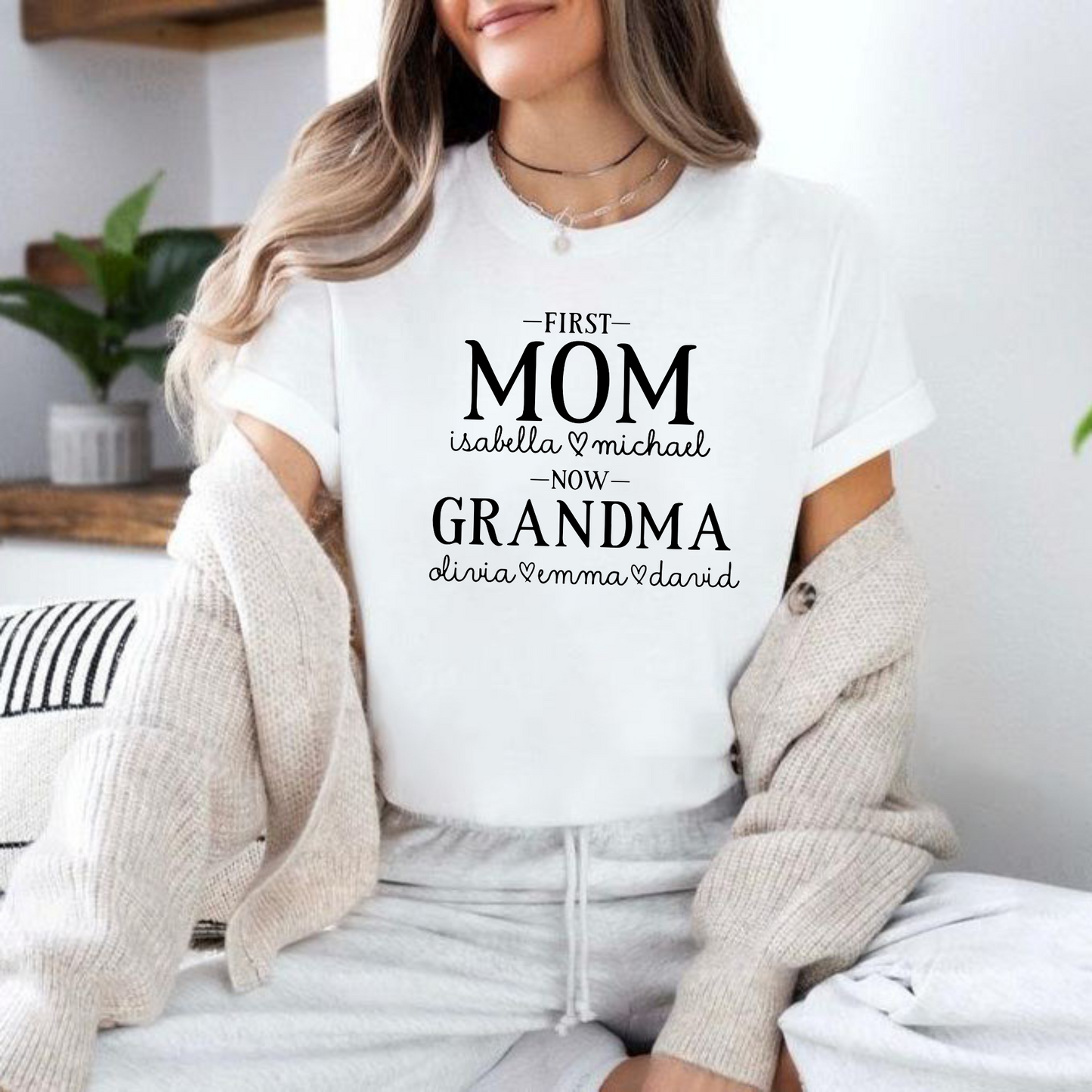 Personalisiertes Mama und Oma Shirt - Geschenk zum Muttertag