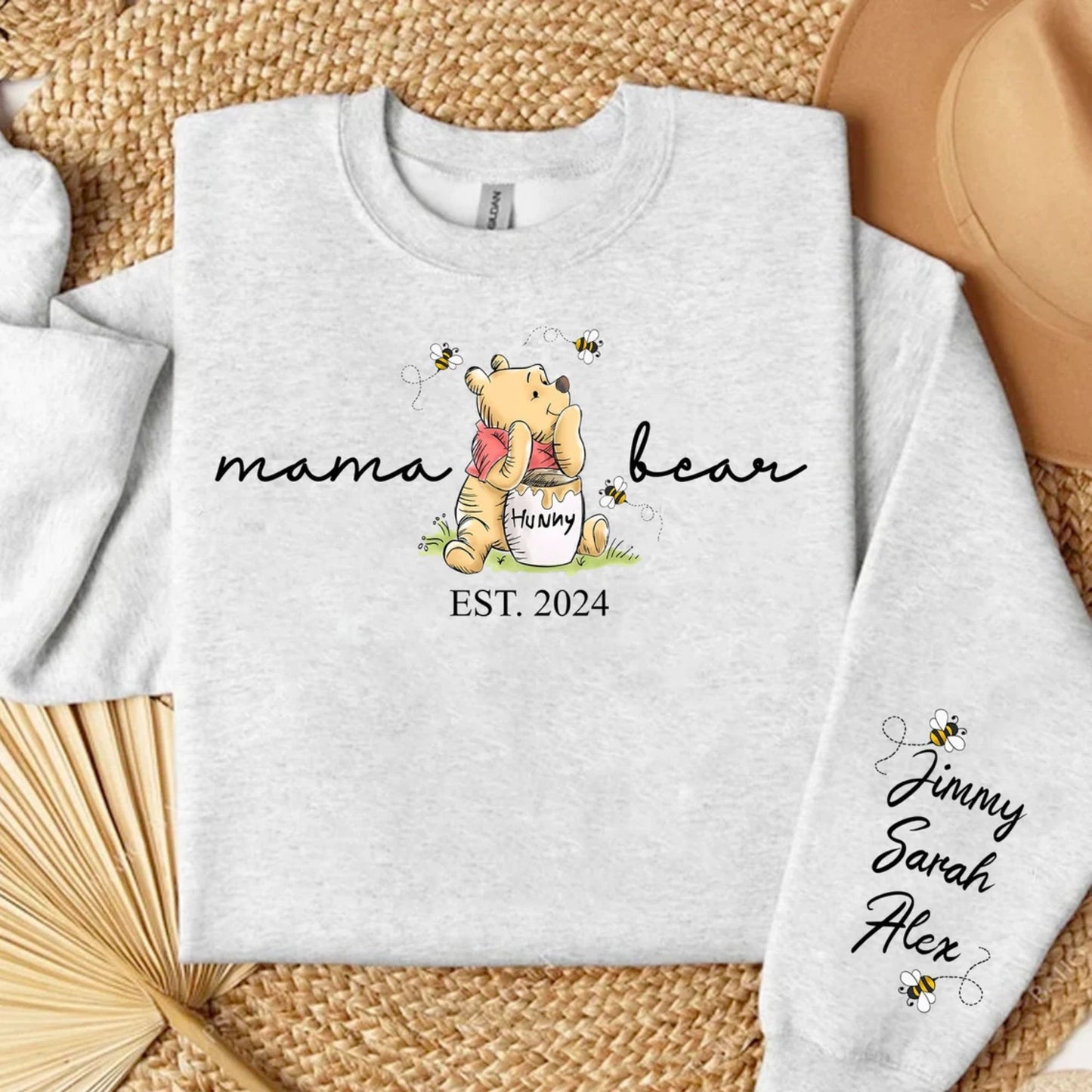 Personalisiertes süßes Mama Bär Shirt