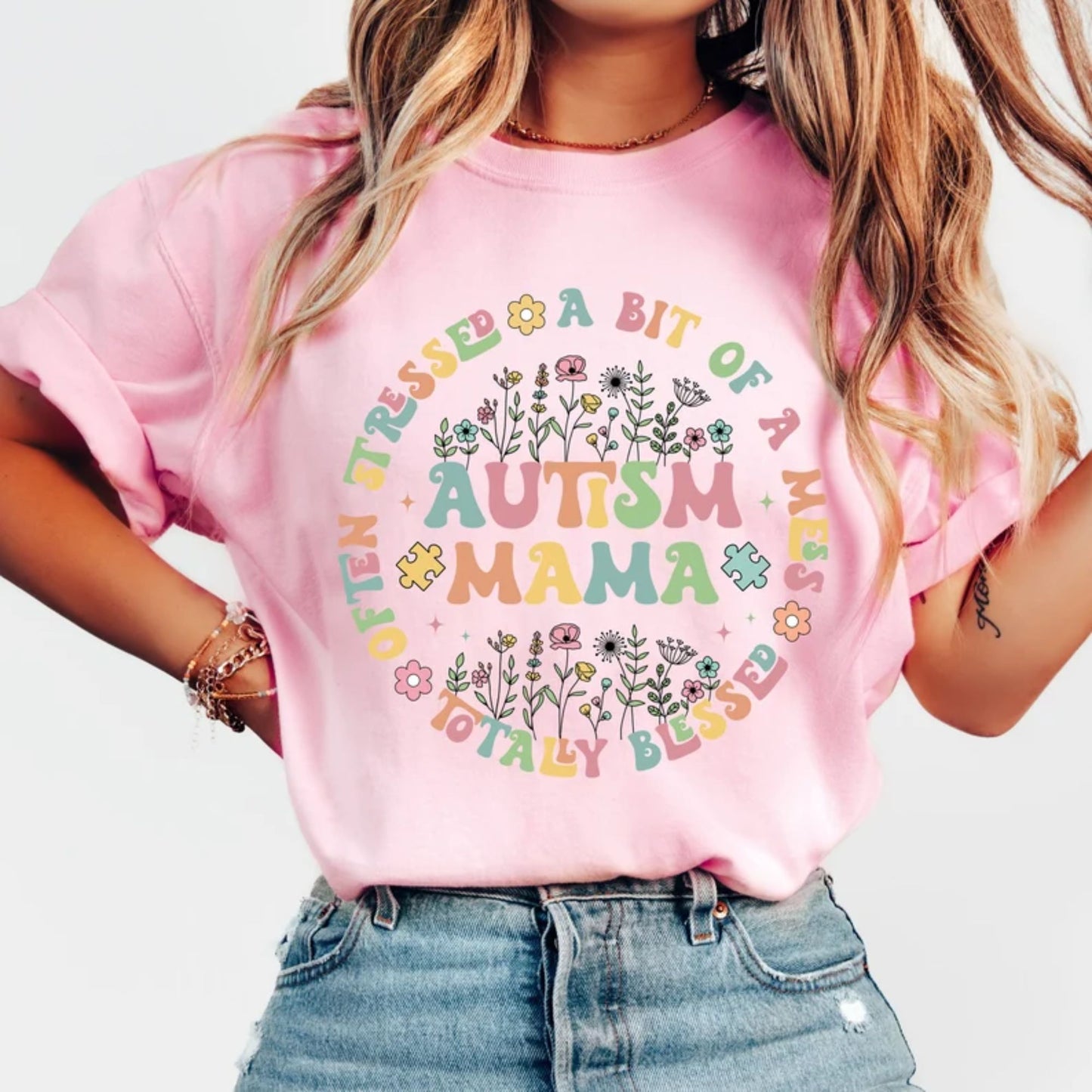 Autismus Mama Shirt, Autismus Mutter Geschenk