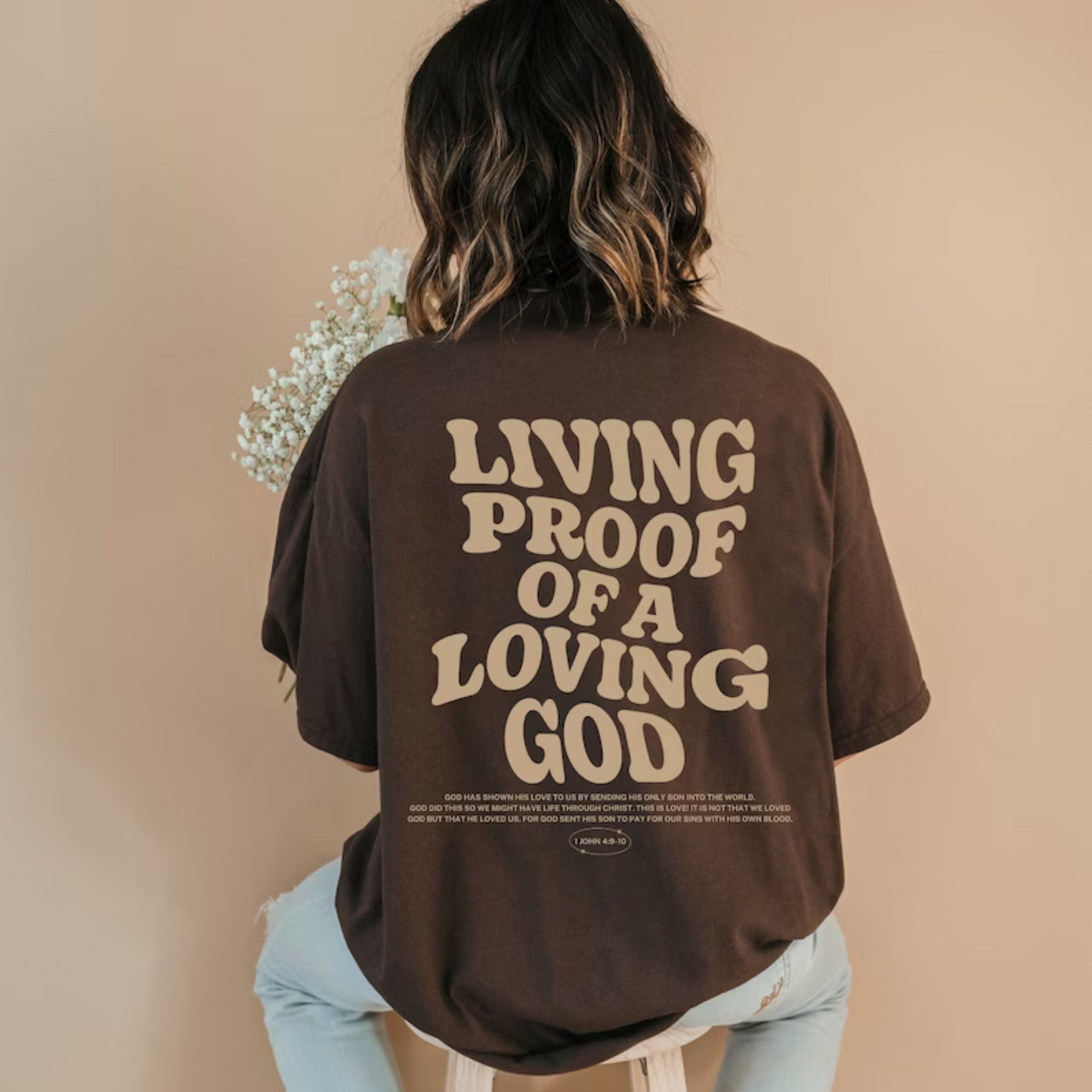 Gottes Liebe Beweis - Christliches T-Shirt, Bibelvers Geschenk für Alle