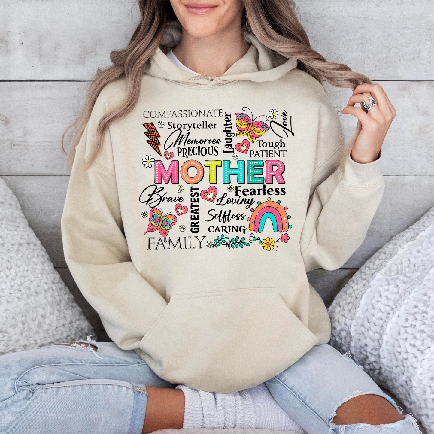 Gesegnete Mama Retro Design - Hommage an die Mutterschaft
