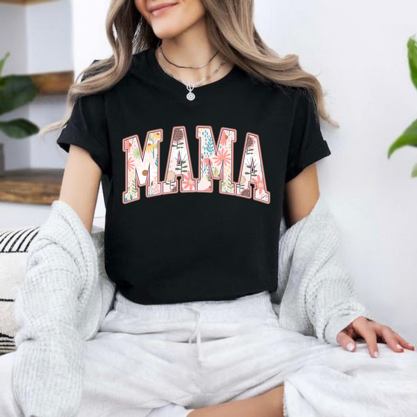 Floral Mama - Strength and Beauty Women’s Top, Perfect Mother's Day Gift