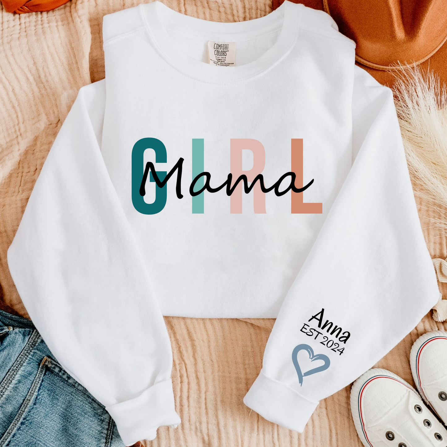 Mama & Töchter Lebensfreude, Persönliches Jubiläumsshirt