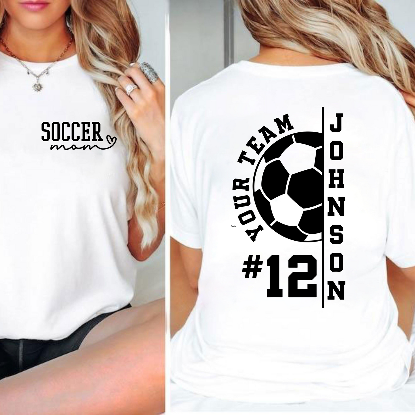 Personalisierte Fußballfan-Liebe – Geschenk für Mütter am Spieltag