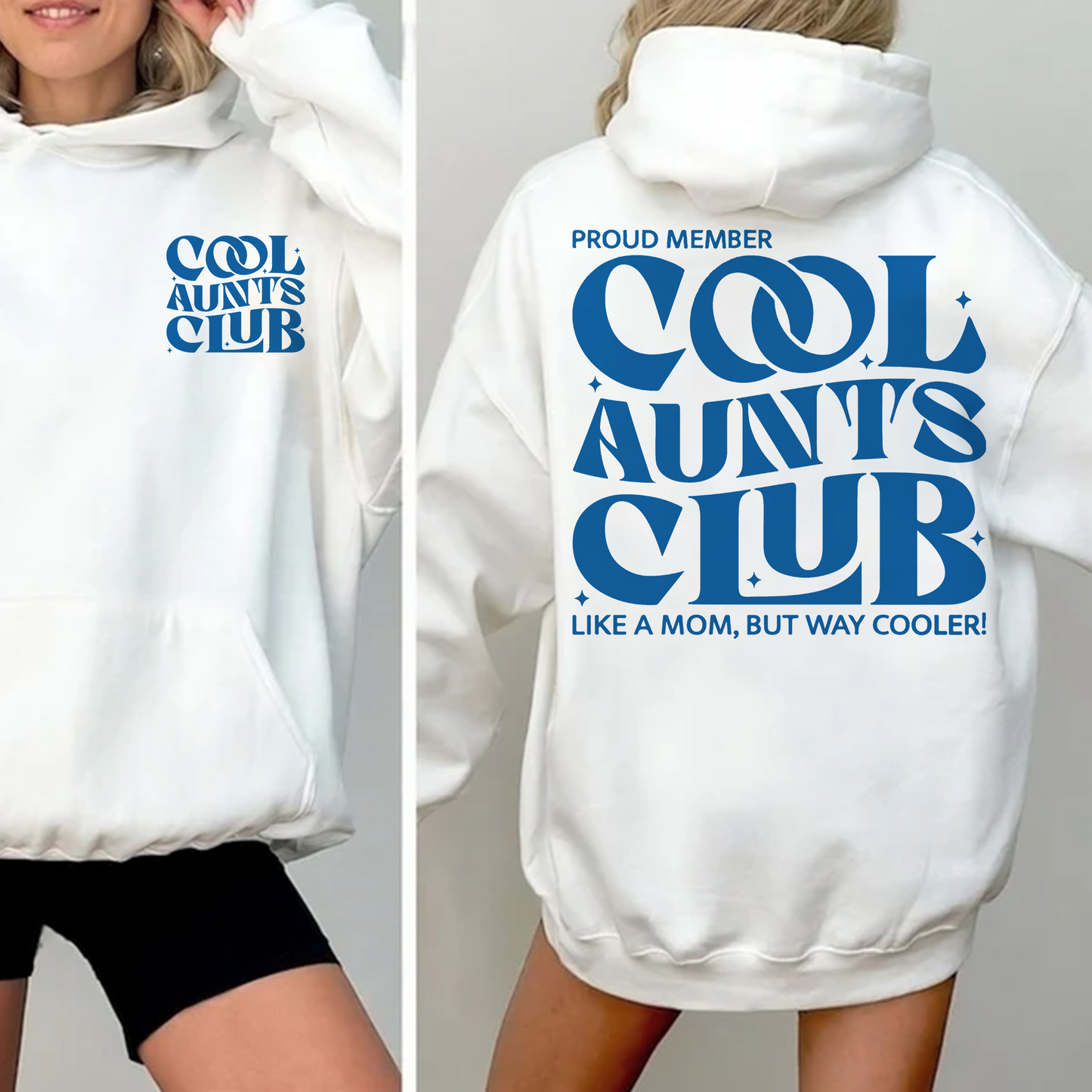 Cool Aunts Club Sweatshirt, Trendy for Cool Aunts, Aunt Gift