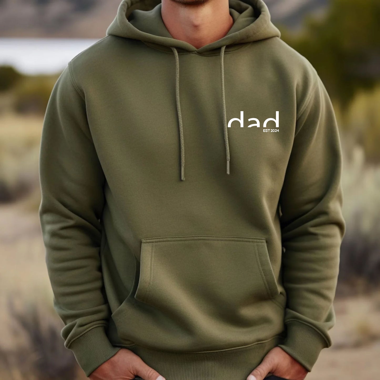 Personalised Papa Sweatshirt, Dad Est T-Shirt - Father's Day Gift