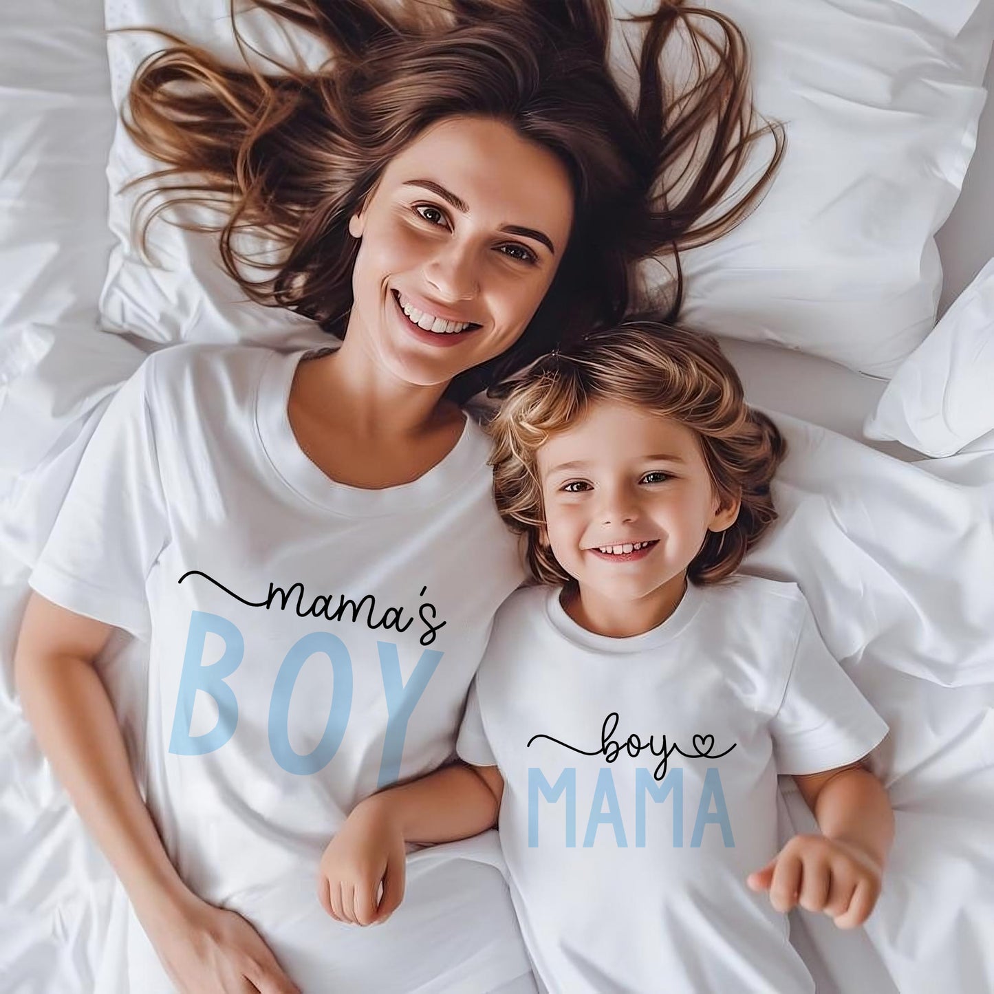 Boy Mama & Mama's Boy Matching Tees, Mother’s Day Gift Shirts