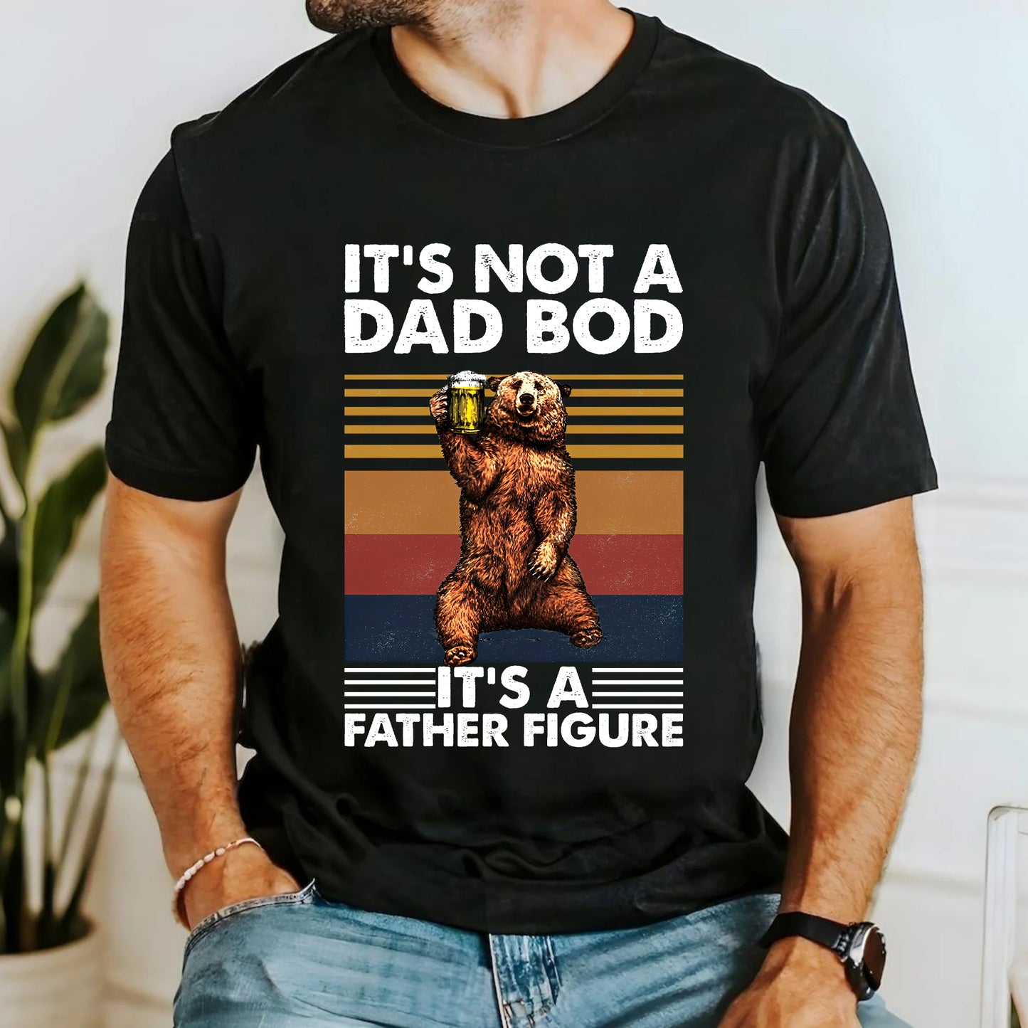 It's Not A Dad Bod It's A Father Figure Shirt and Hoodie, Funny Father's Day Shirt