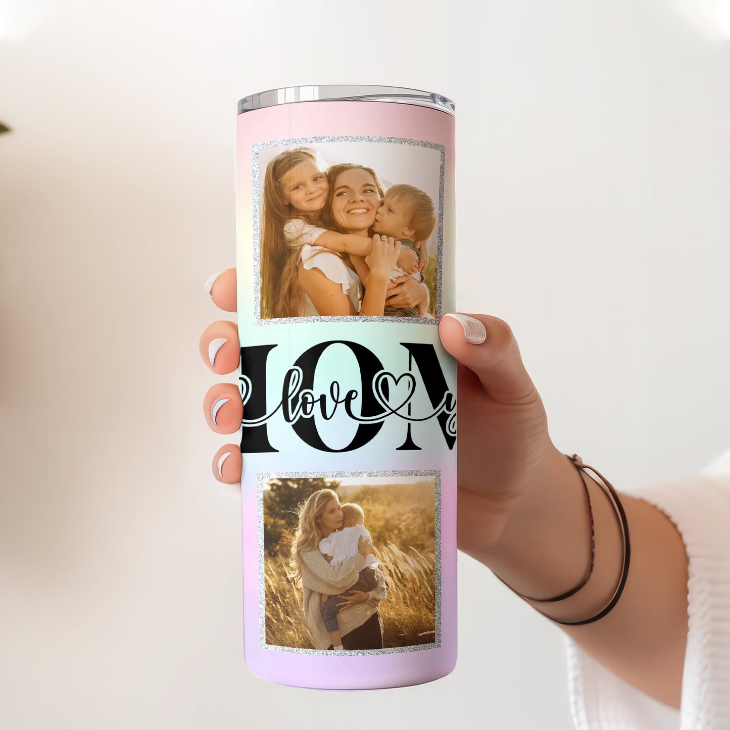 Personalisierter Mama Tumbler mit Foto - Individuelle Tumbler für Mama