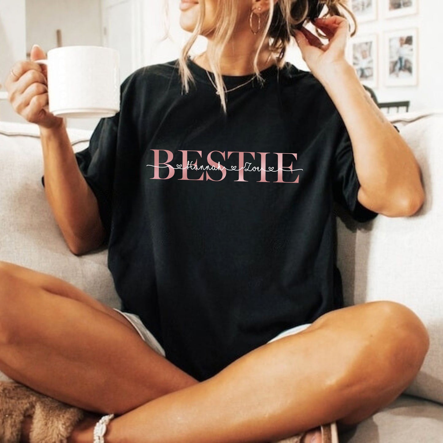 Beste Freundinnen Shirt - Personalisiertes Geschenk für die beste Freundin