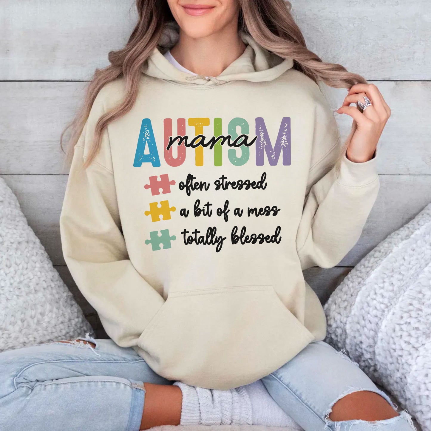 Autismus-Mama Shirt, Geschenk-Shirt für Autismus-Mamas