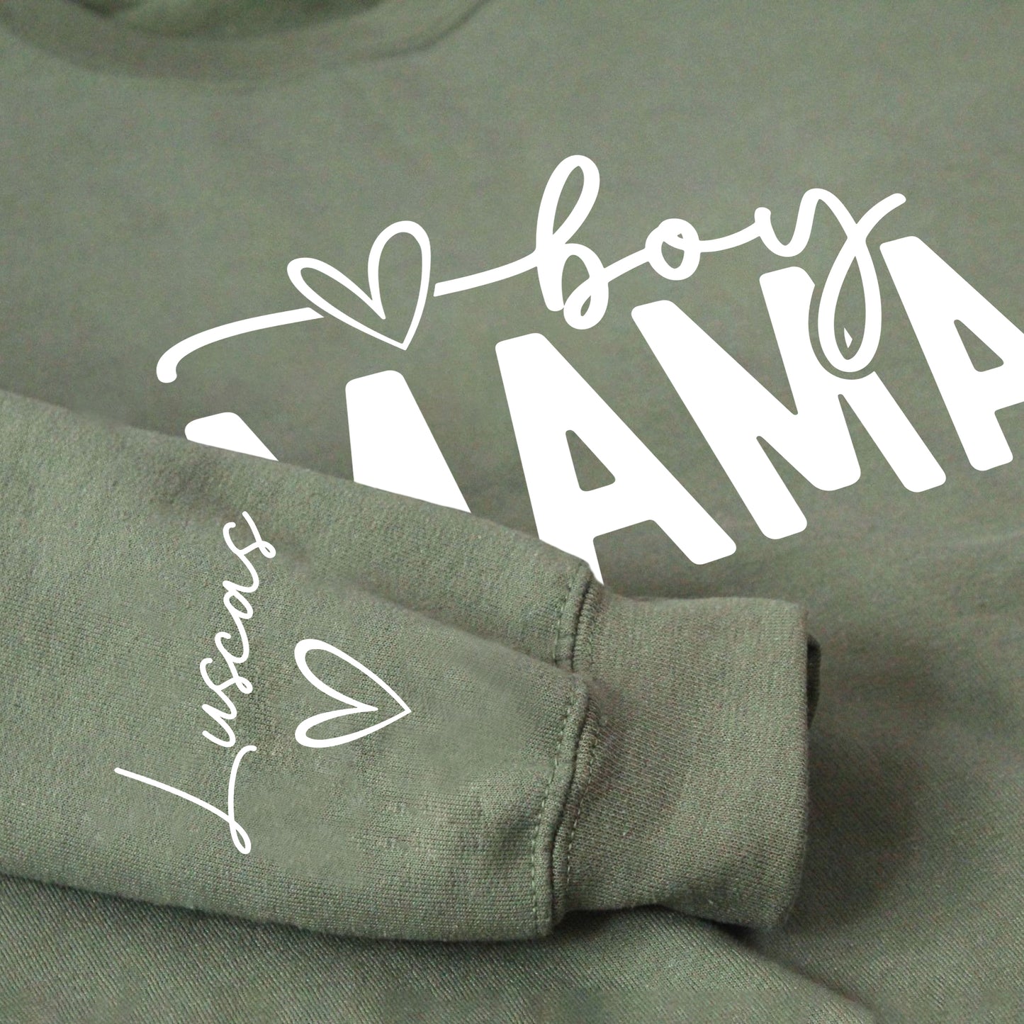 Jungen Mama Sweatshirt mit Namen - Geschenk für Jungen Mama