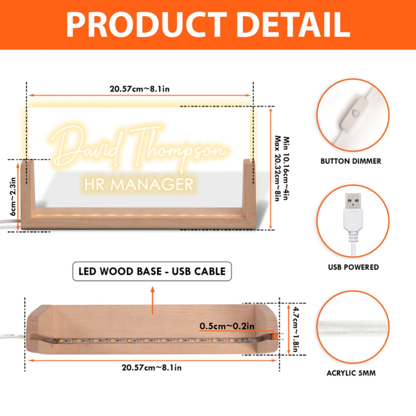 Personalisierte Foto Nachtlampe - Geschenke für Papa, Mama