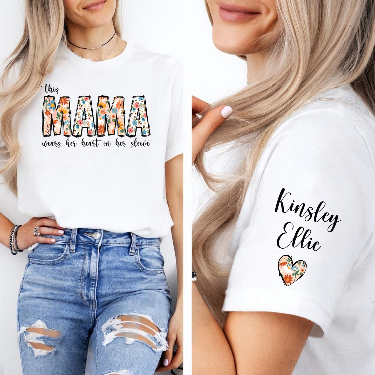 Custom Mama Sweatshirt with Children's Names – Ideal Mother's Day Gift