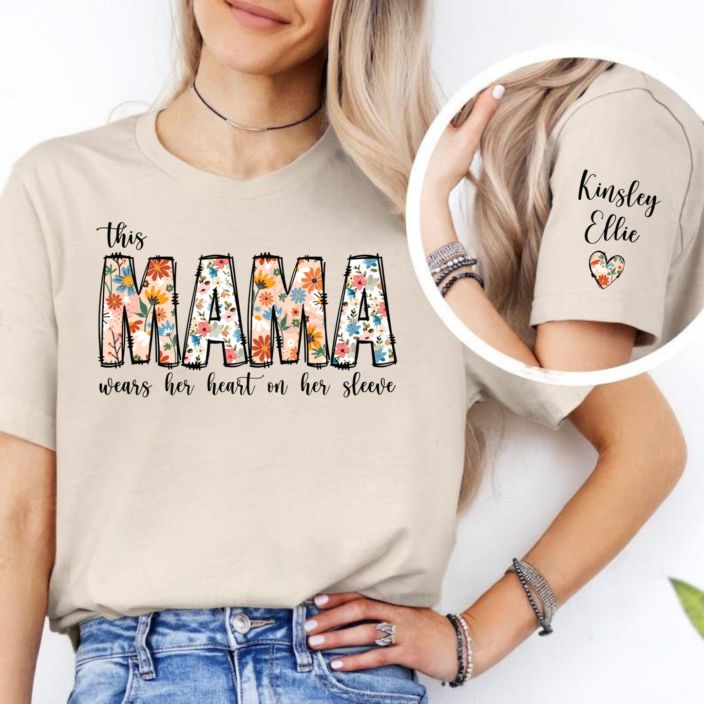 Custom Mama Sweatshirt with Children's Names – Ideal Mother's Day Gift