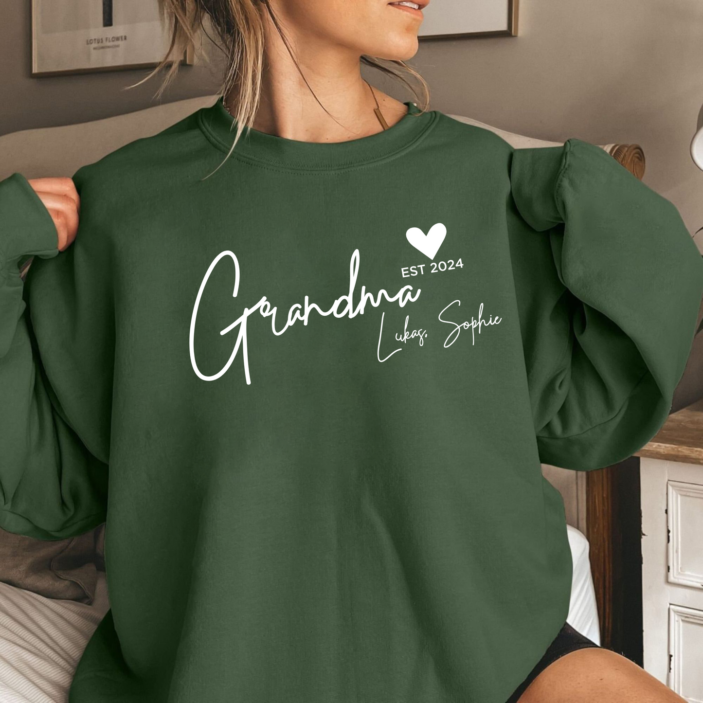Personalisierbares Oma-Shirt – Dein Name, Dein Jahr, Dein Stolz