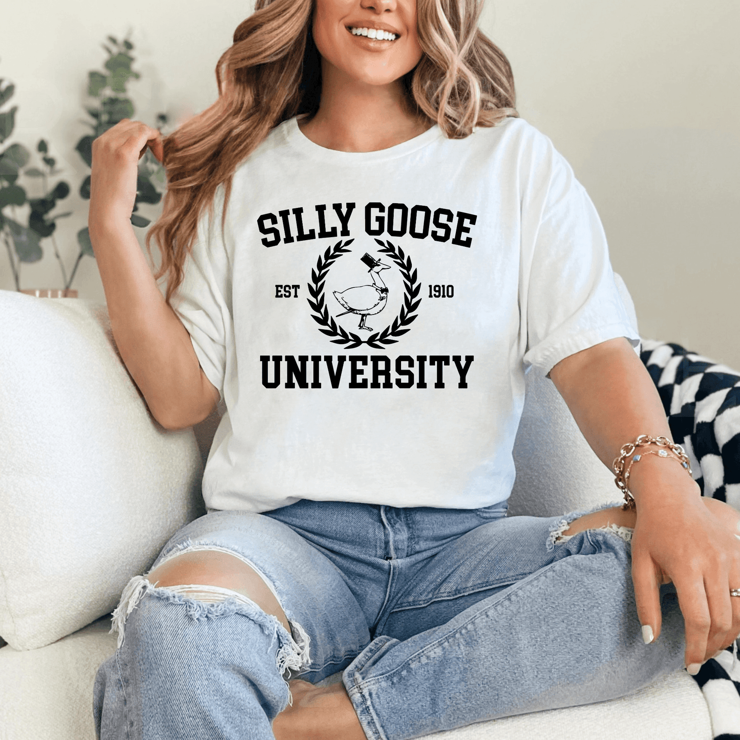 Alberne Gans Uni Sweatshirt - Personalisiertes Geschenk für Spaßliebhaber - GiftHaus
