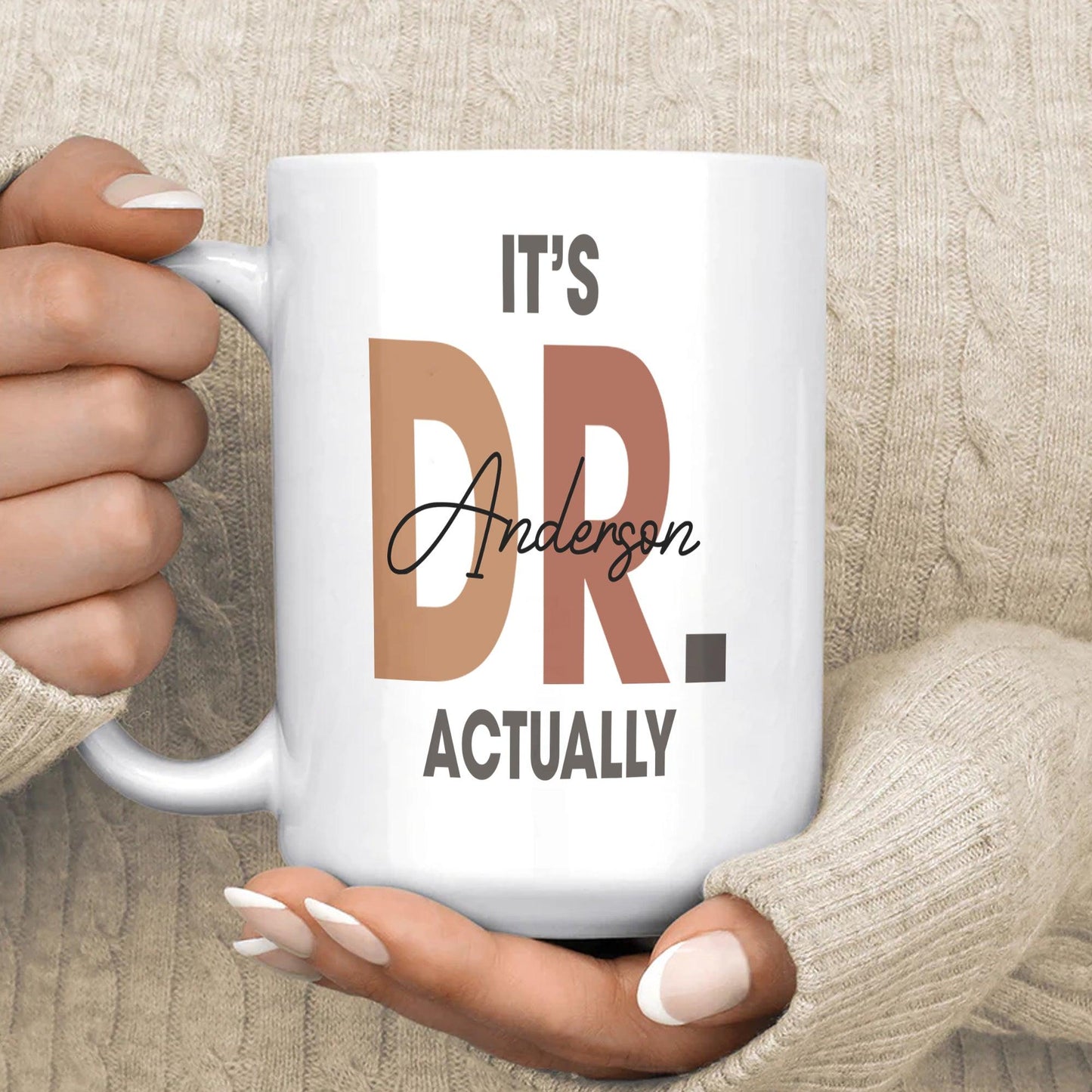 Benutzerdefinierte Dr. Kaffeetasse – Geschenk für Arzt - GiftHaus