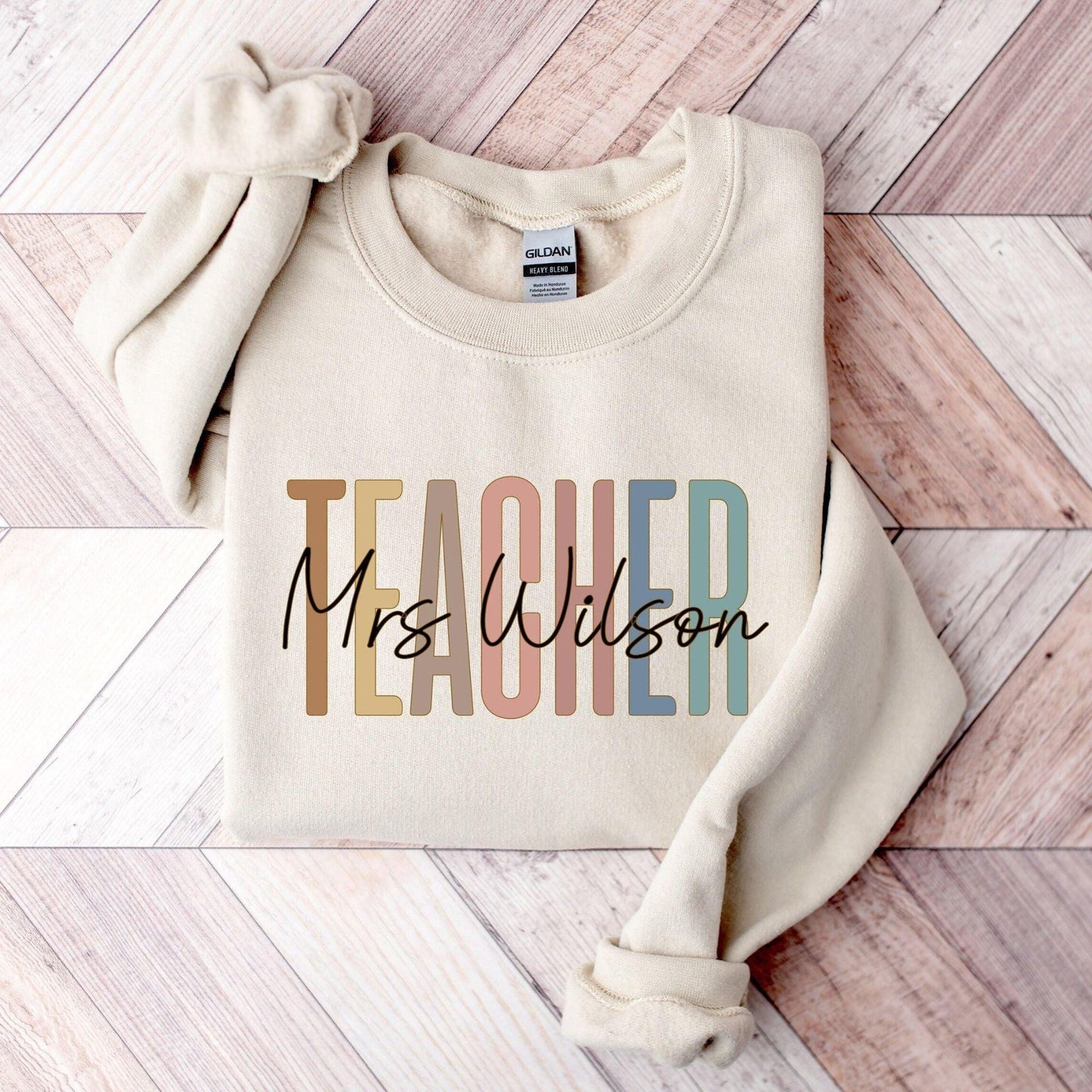 Benutzerdefinierte Lehrer Sweatshirt - Lehrer Frau Sweatshirt - GiftHaus