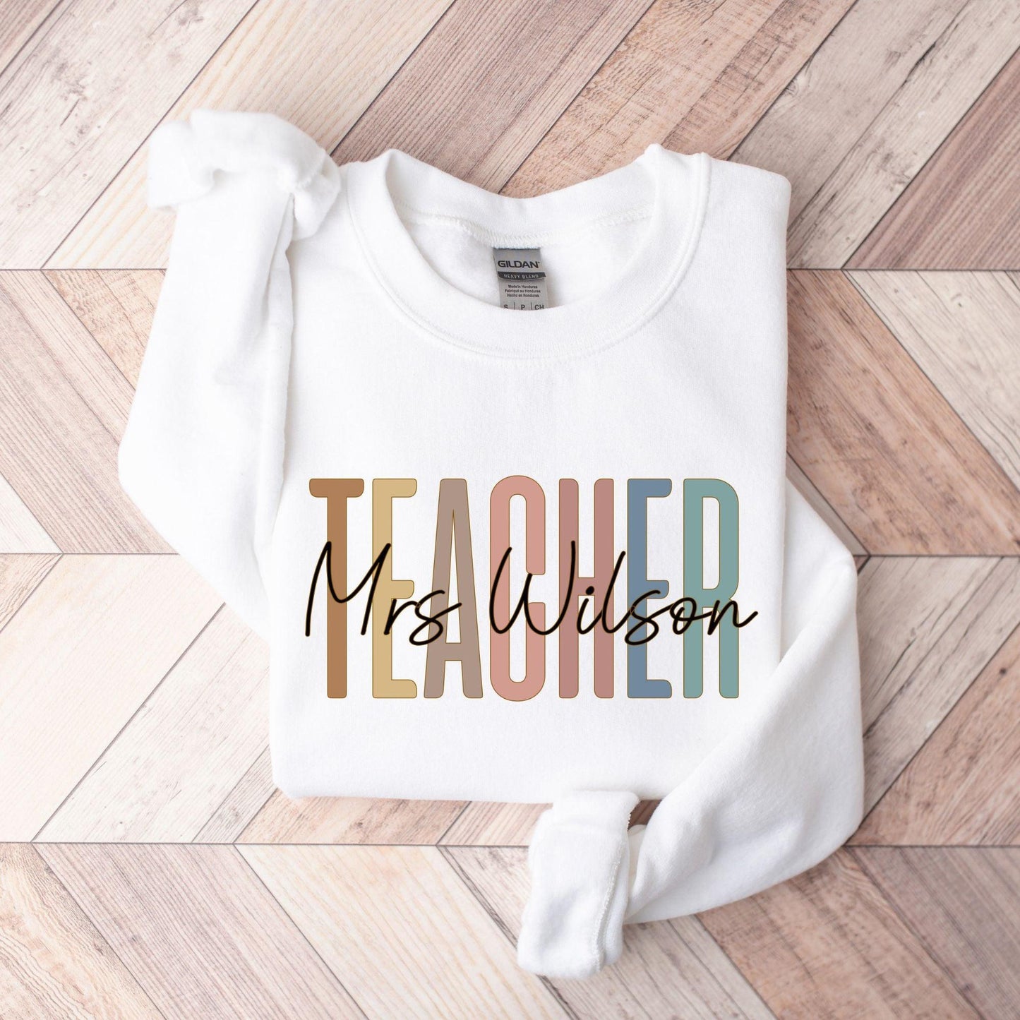 Benutzerdefinierte Lehrer Sweatshirt - Lehrer Frau Sweatshirt - GiftHaus