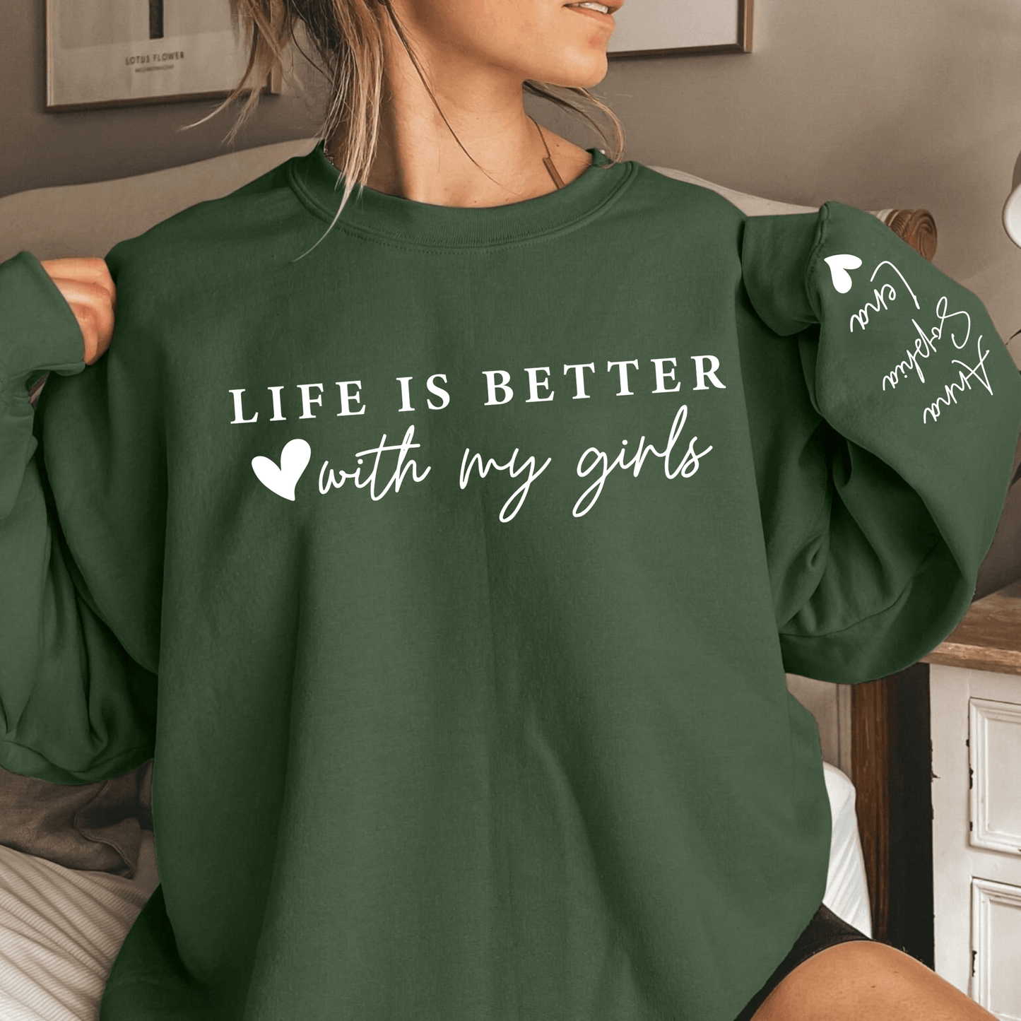 Besser mit Meinen Mädchen – Personalisierte Liebe für Mütter - GiftHaus