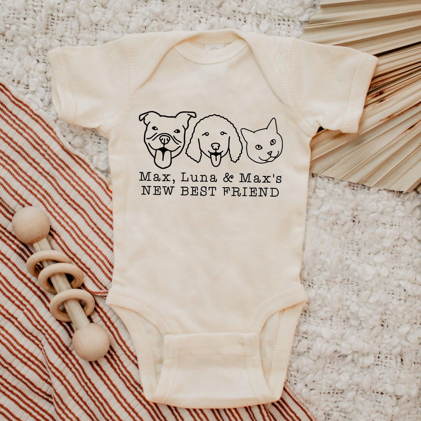 Best Friend Dog Onesie – Personalisiertes Hunde-Onesie-Sweatshirt - GiftHaus