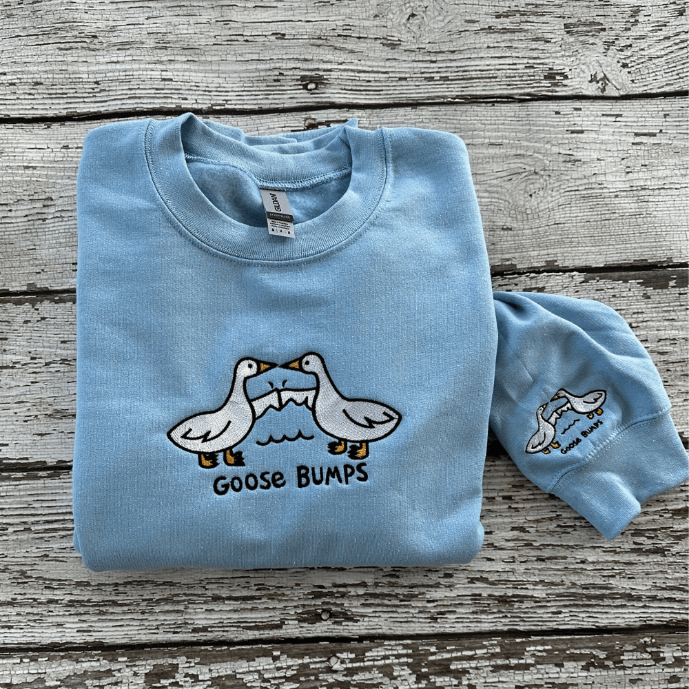 Bestickter Gänsehaut-Hoodie - GiftHaus