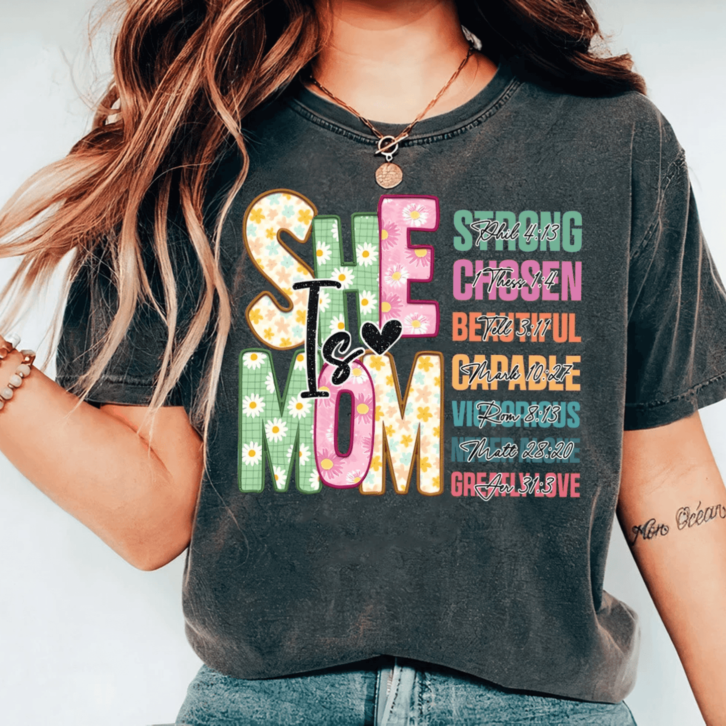 Blessed Mom - Retro Design with Inspirational Quote, Perfect Mother's Day Gift - GiftHaus