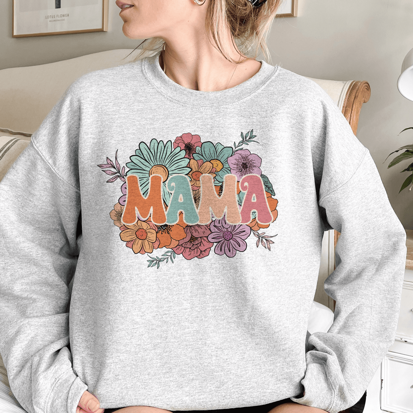 Blumenfreude Sweatshirt - Für moderne Mütter - GiftHaus