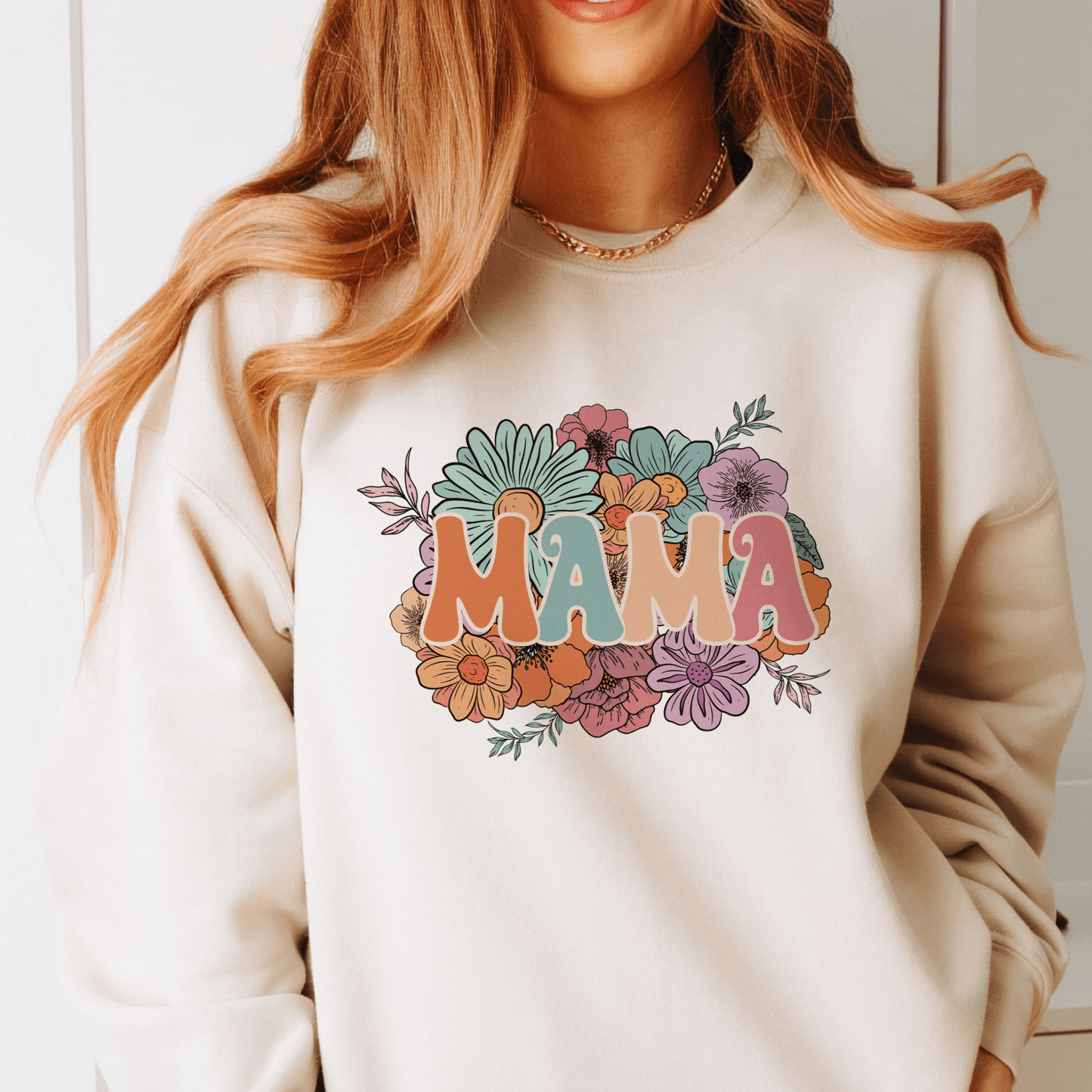 Blumenfreude Sweatshirt - Für moderne Mütter - GiftHaus