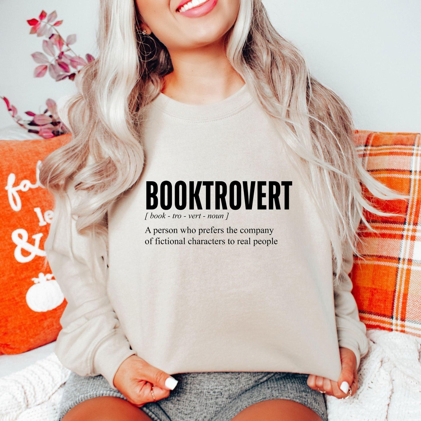 Booktrovert Definition Sweatshirt - GiftHaus