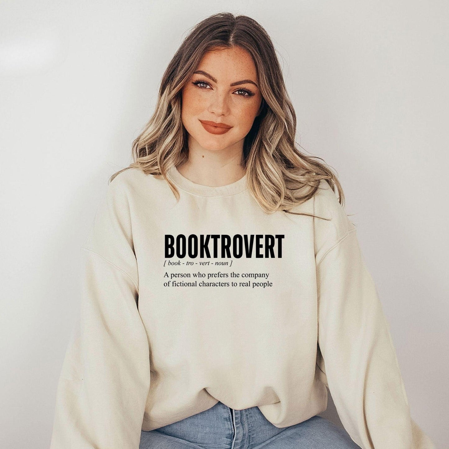 Booktrovert Definition Sweatshirt - GiftHaus