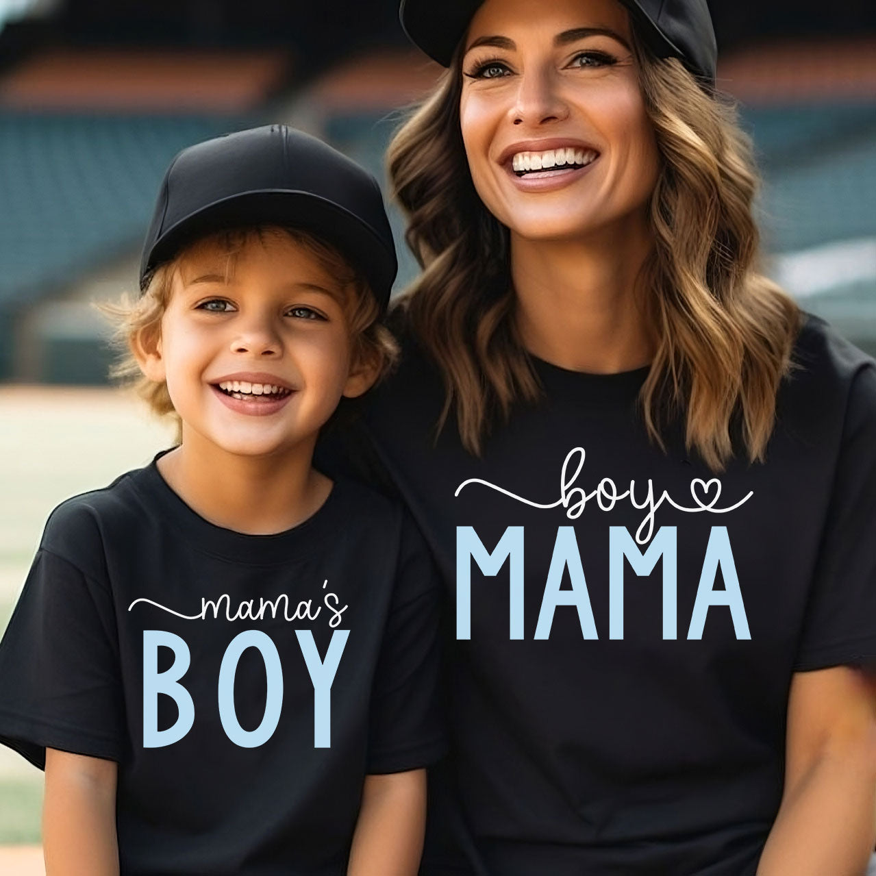 Boy Mama & Mama's Boy Matching Tees, Mother’s Day Gift Shirts