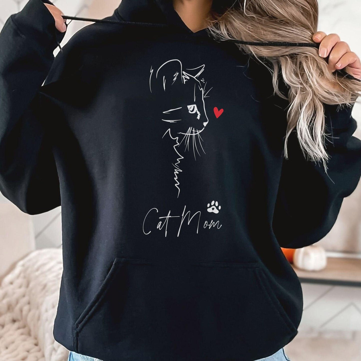 Cat Mom Chic Sweatshirt - Geschenk für Katzenliebhaber - GiftHaus