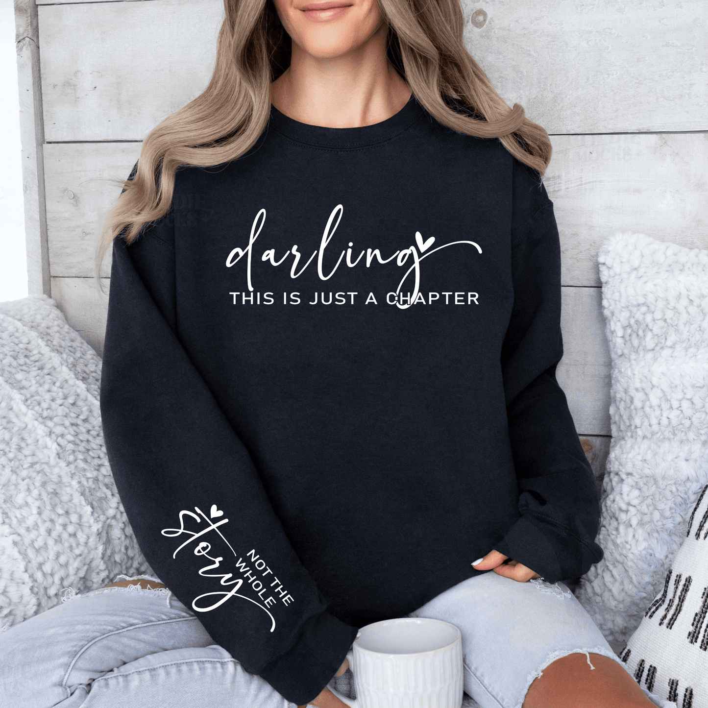 Charmantes Kapitel-Sweatshirt – Lebensmotto Pullover für Sie - GiftHaus