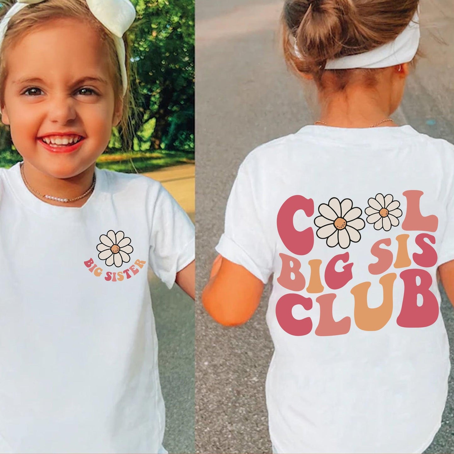 Cool Big Sis Club Shirt - Zum Outfit der größten Schwester befördert - GiftHaus