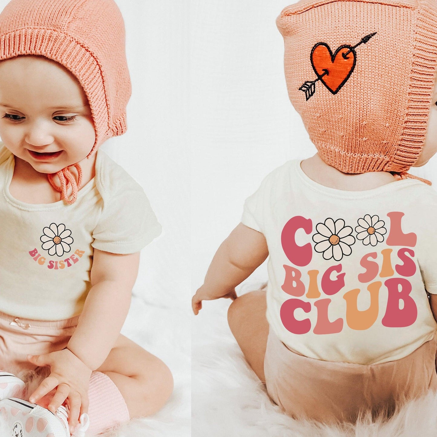 Cool Big Sis Club Shirt - Zum Outfit der größten Schwester befördert - GiftHaus