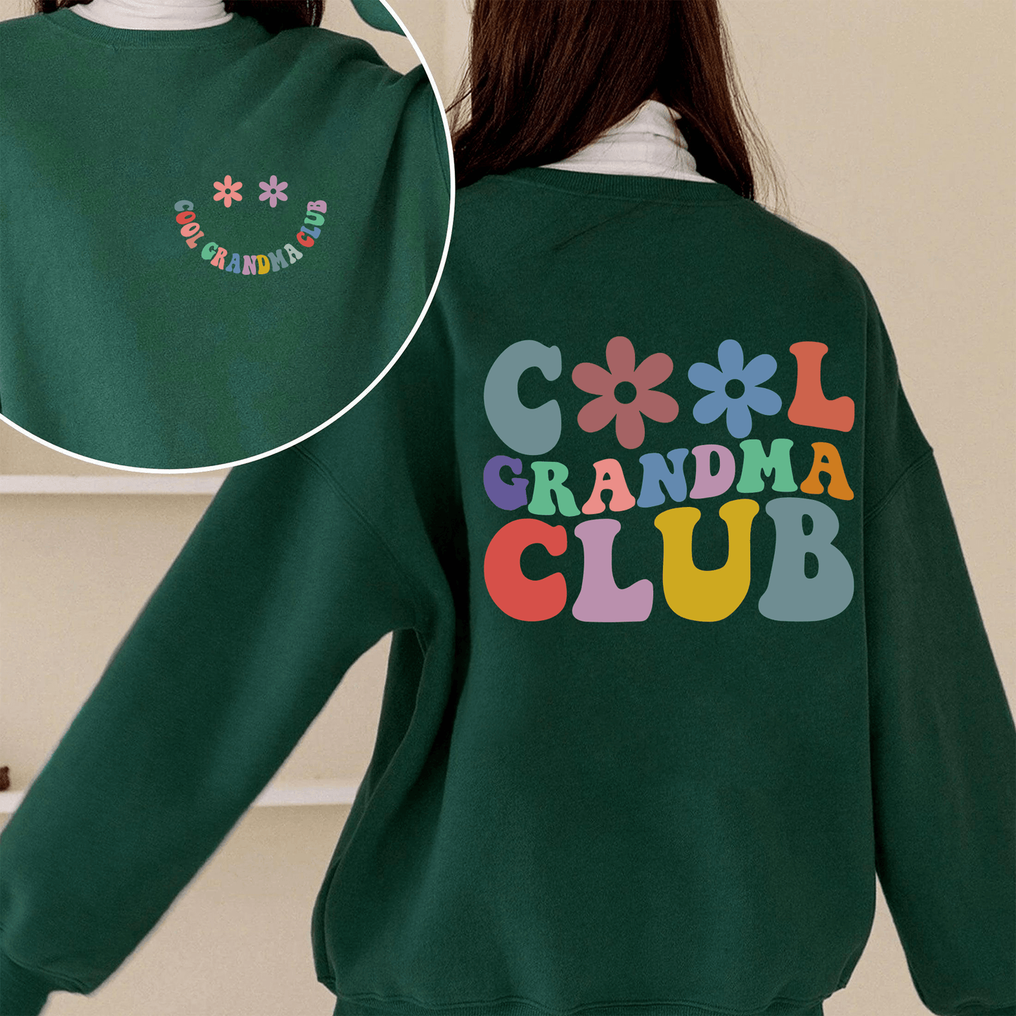 Cool Grandmas Club Doppelseitiges Shirt - GiftHaus